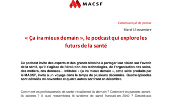 [PDF] Communiqué podcast "ça ira mieux demain"