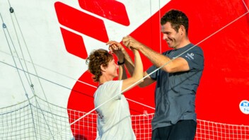 [PHOTO] Isabelle Joschke et Pierre Brasseur à leur arrivée à Fort de France