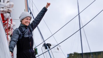 [PHOTO] Isabelle Joschke à son arrivée à Lorient