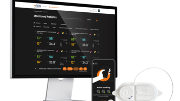 [PHOTO] RDS : Ecran mobile et patch connecté pour monitorer un patient