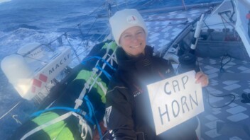 [PHOTO] Isabelle Joschke au passage du Cap Horn
