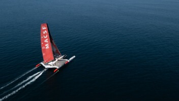 [PHOTO] Ultim MACSF : première sortie en mer