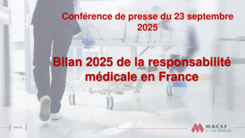 [SLIDESHOW] Bilan MACSF Responsabilité médicale 2025