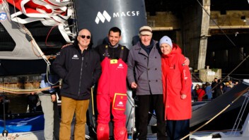 [PHOTO] Guirec Soudée avec son sponsor MACSF