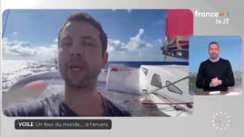 [VIDEO] Tour du monde à l'envers : Guirec Soudée dans Télématin