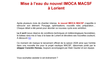 [PDF] Flash presse-Mise à l’eau du nouvel IMOCA MACSF à Lorient .pdf