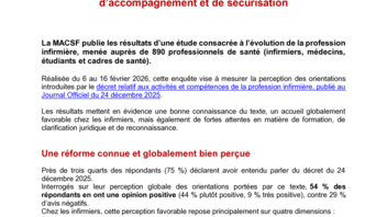 [PDF] Communiqué de presse Évolution de la profession infirmière Etude 2026.pdf