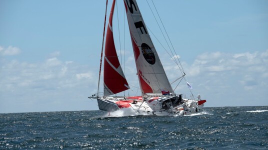 [PHOTO] L'IMOCA MACSF en mer