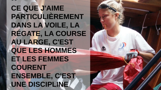 [PHOTO] Lucie Gaudin, kiné et équipière pour le Spi Ouest France