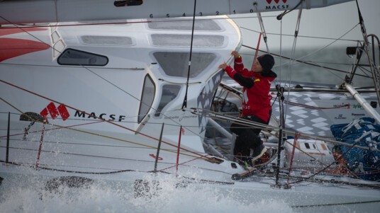 [PHOTO] Isabelle Joschke un mois avant le Vendée Globe 2020