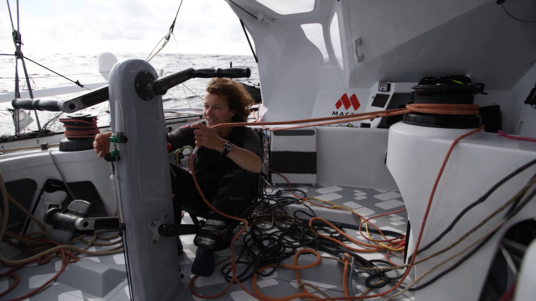 [VIDEO] Pédalier sur l'IMOCA MACSF