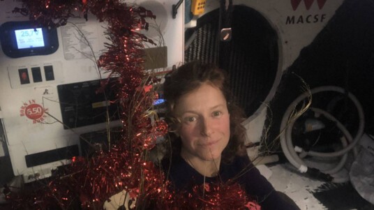 [PHOTO] Le Noël d'Isabelle Joschke à bord de MACSF