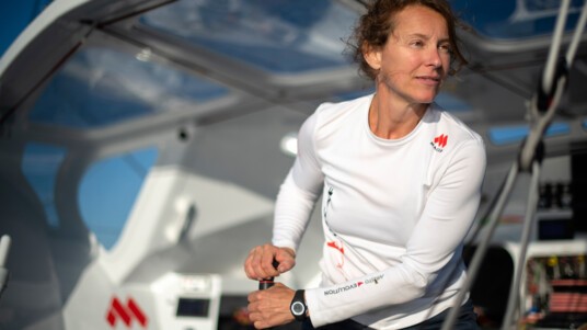 [PHOTO] Isabelle Joschke en route vers Les Sables d'Olonne