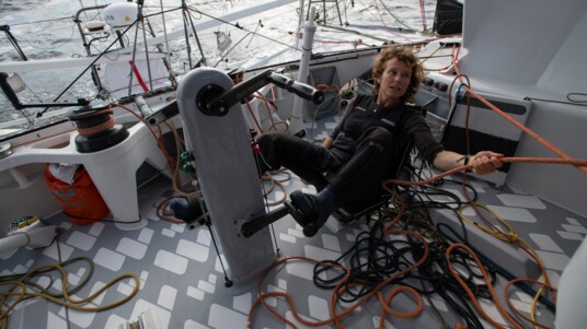 [PHOTO] Pédalier IMOCA MACSF
