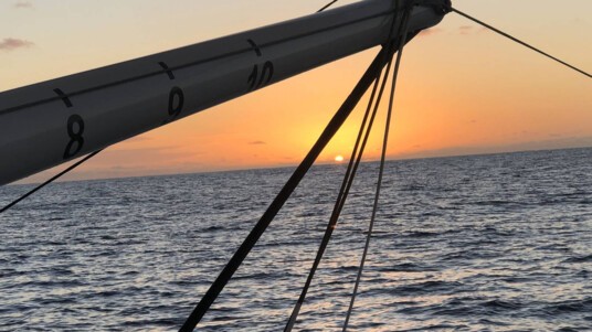[PHOTO] Coucher de soleil pendant le Vendée Globe à bord de MACSF