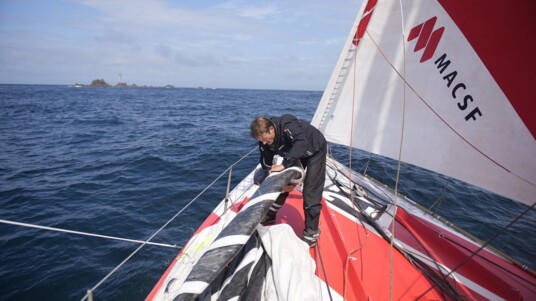 [PHOTO] Fabien Delahaye lors de la Rolex Fastnet Race