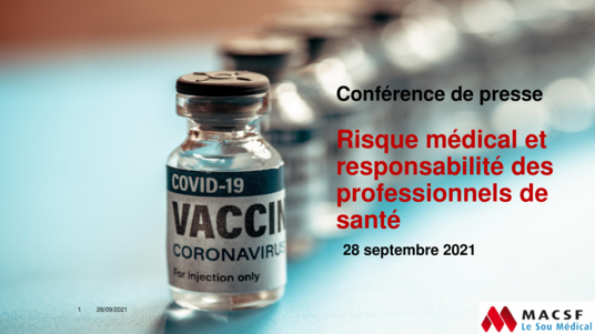 [CONF DE PRESSE] Responsabilité médicale 2021- présentation du 28/09