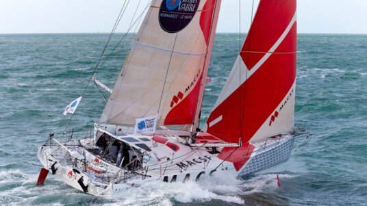 [PHOTO] L'IMOCA MACSF au départ de la Transat Jacques Vabre 2021