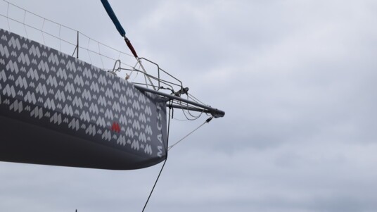 [PHOTO] La nouvelle étrave de l'IMOCA MACSF