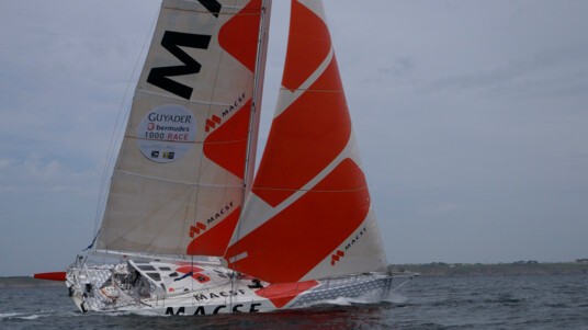 [PHOTO] L'IMOCA MACSF, 5ème à l'arrivée de la Guyader Bermudes 1000 Race