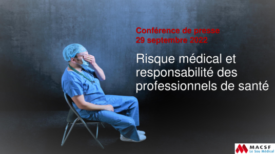 [SLIDESHOW] Conférence de presse responsabilité médicale 2022