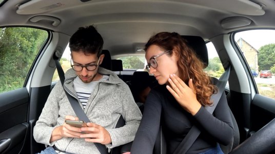 [PHOTO] Mathilde et Antoine sur la route