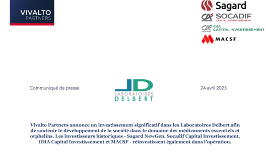 [Communiqué PDF] Laboratoires Delbert : réinvestissement de la MACSF