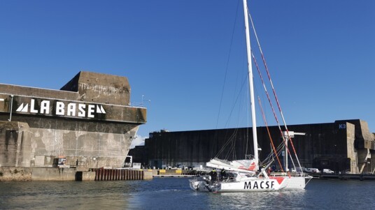 [PHOTO] L'IMOCA MACSF de nouveau en course