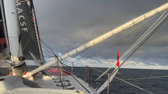 [PHOTO] MACSF lors de sa première semaine sur le Vendée Globe