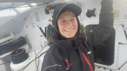[PHOTO] Isabelle Joschke garde le sourire malgré les soucis techniques