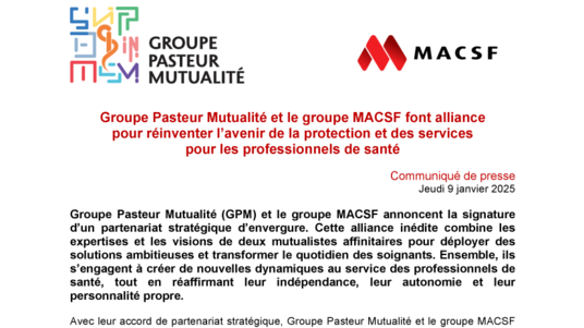 [PDF] Communiqué partenariat GPM / MACSF