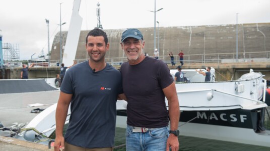 [PHOTO] Guirec Soudée et Mike Horn à Lorient