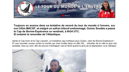 [PDF] Communiqué de presse Guirec a passé le Cap de Bonne Espérance.pdf