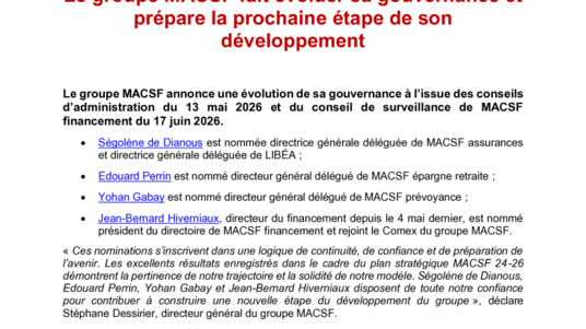 [PDF] Communiqué de presse Evolution  gouvernance MACSF.pdf