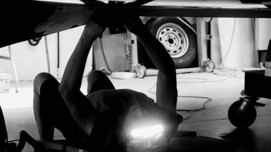 IMOCA MACSF en chantier