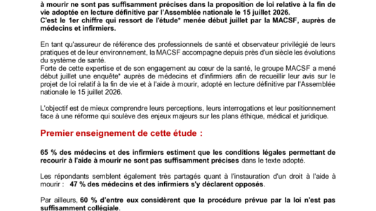 Communiqué de presse- Loi sur la Fin de Vie : la MACSF réalise une enquête auprès de médecins et d'infirmiers.pdf