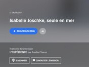Isabelle Joschke, seule en mer