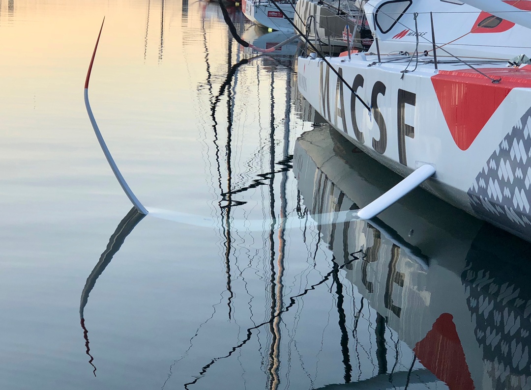 [PHOTO] L'IMOCA MACSF avec ses nouveaux foils
