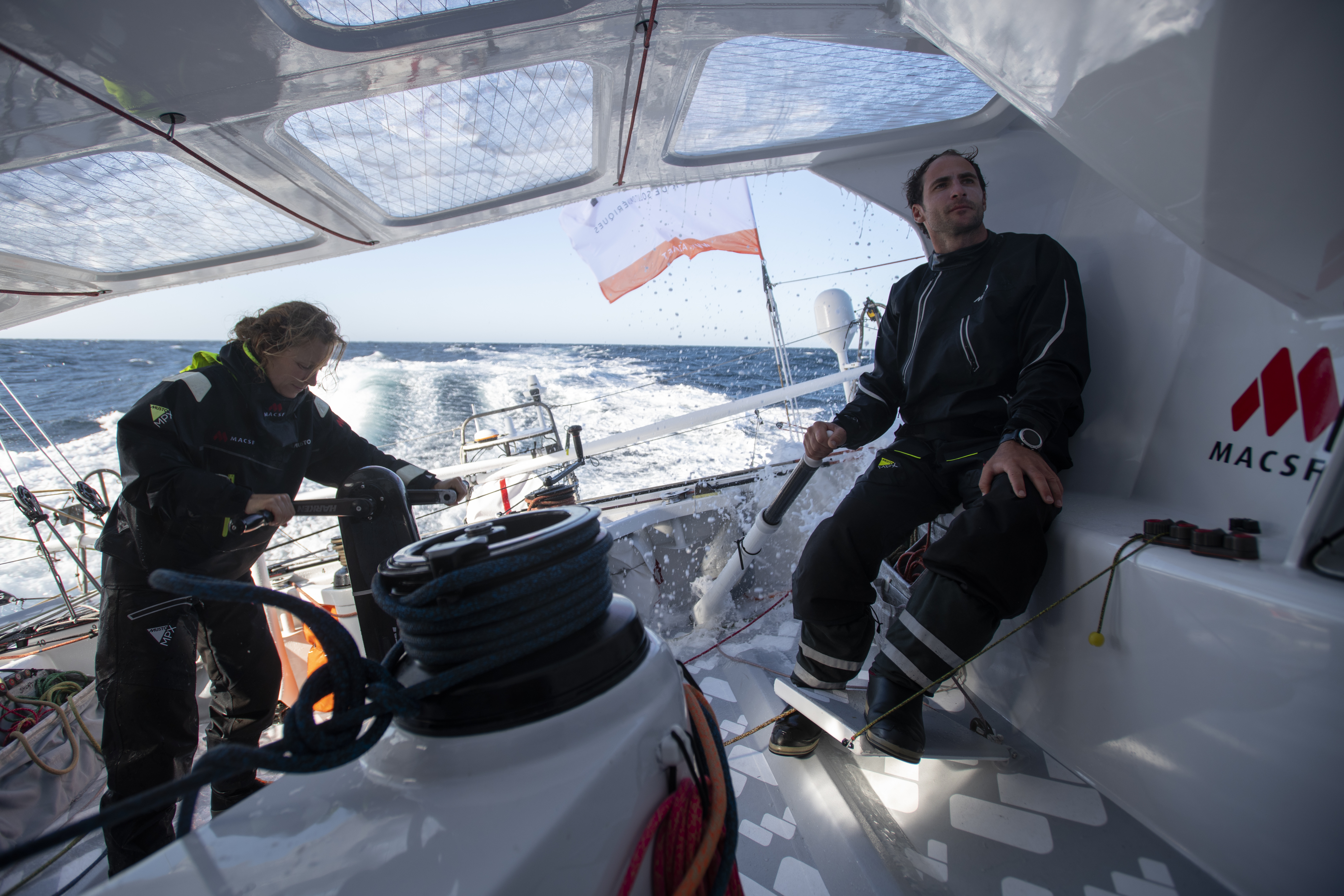 [PHOTO] Isabelle Joschke et Morgan Lagravière pendant le Défi Azimut 2019