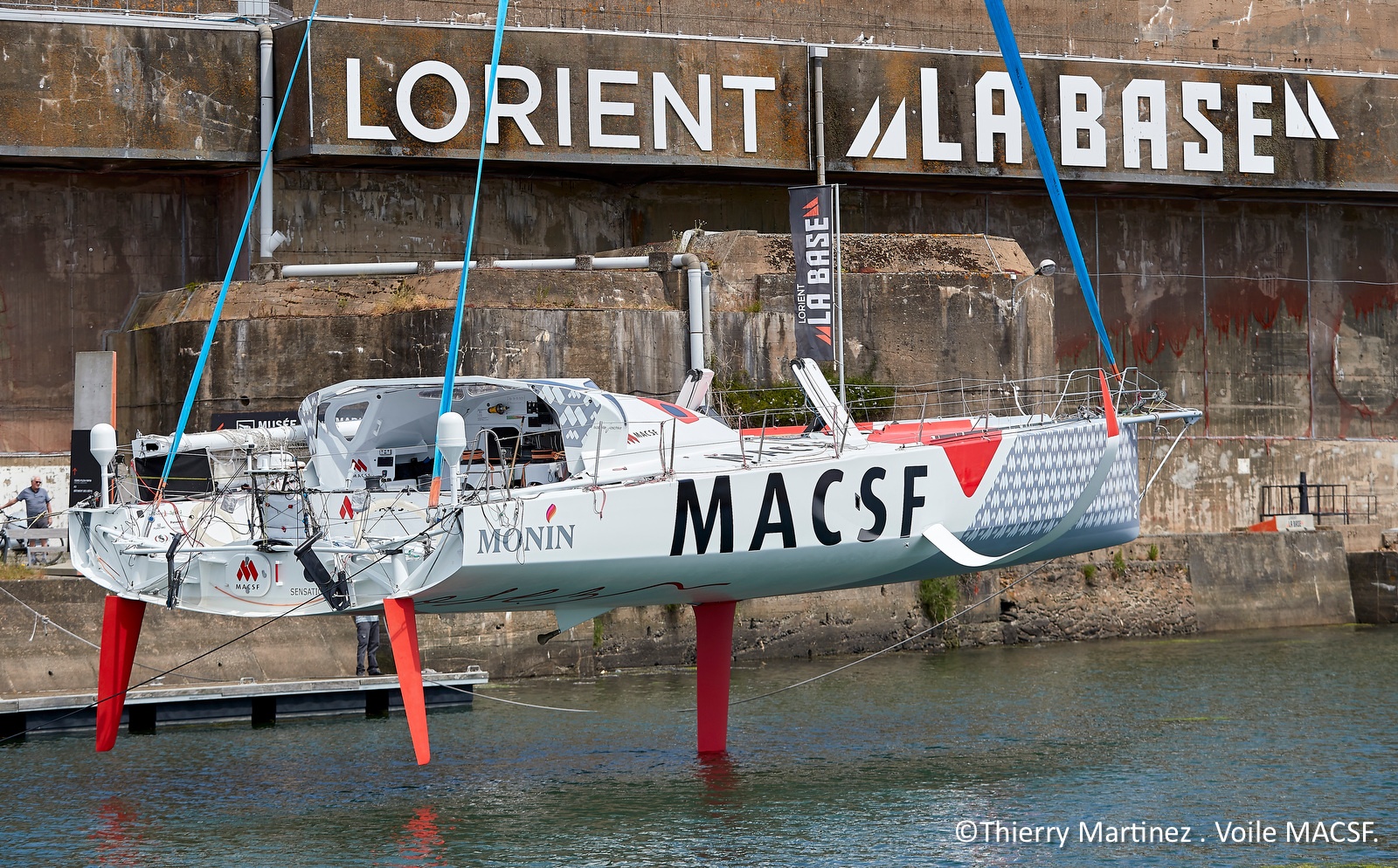 [PHOTO] Mise à l'eau IMOCA MACSF