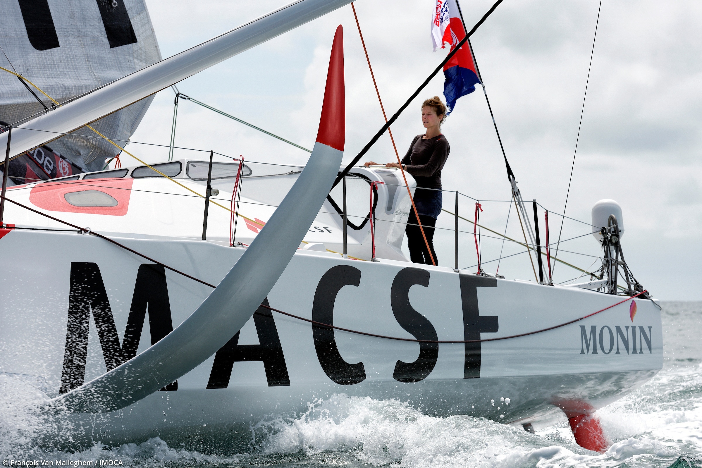 [PHOTO] l'IMOCA MACSF à l'arrivée de la Vendée Arctique
