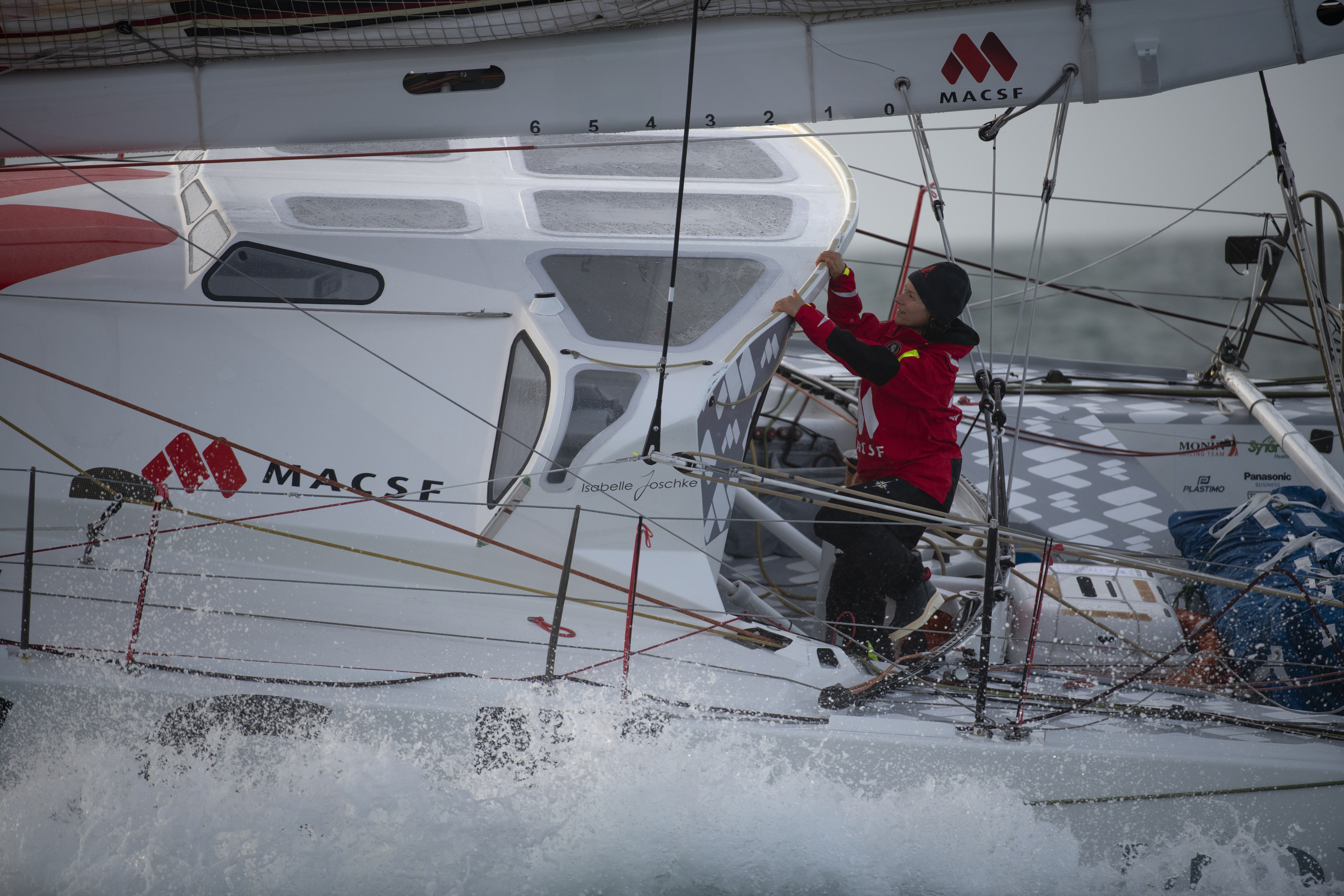 [PHOTO] Isabelle Joschke un mois avant le Vendée Globe 2020