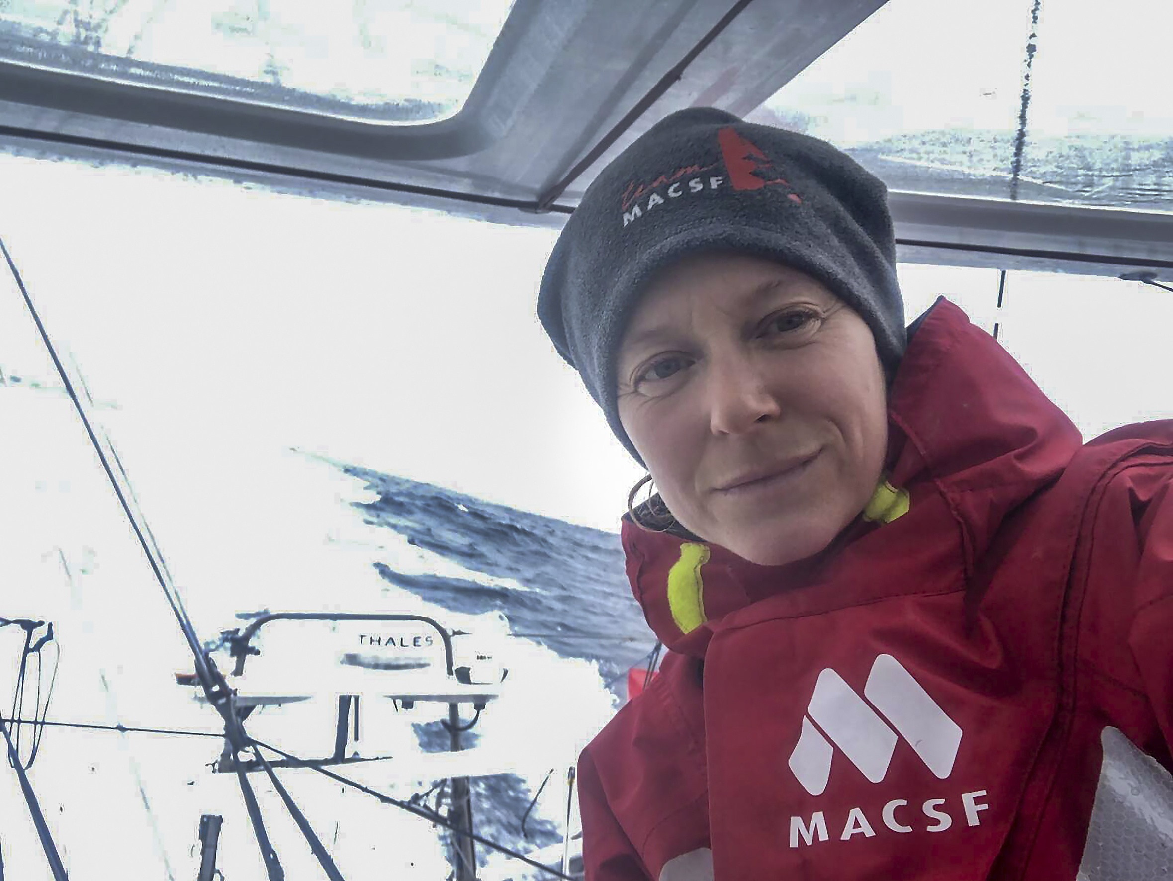 [Photo] Isabelle Joschke lors du Vendée Globe 2020
