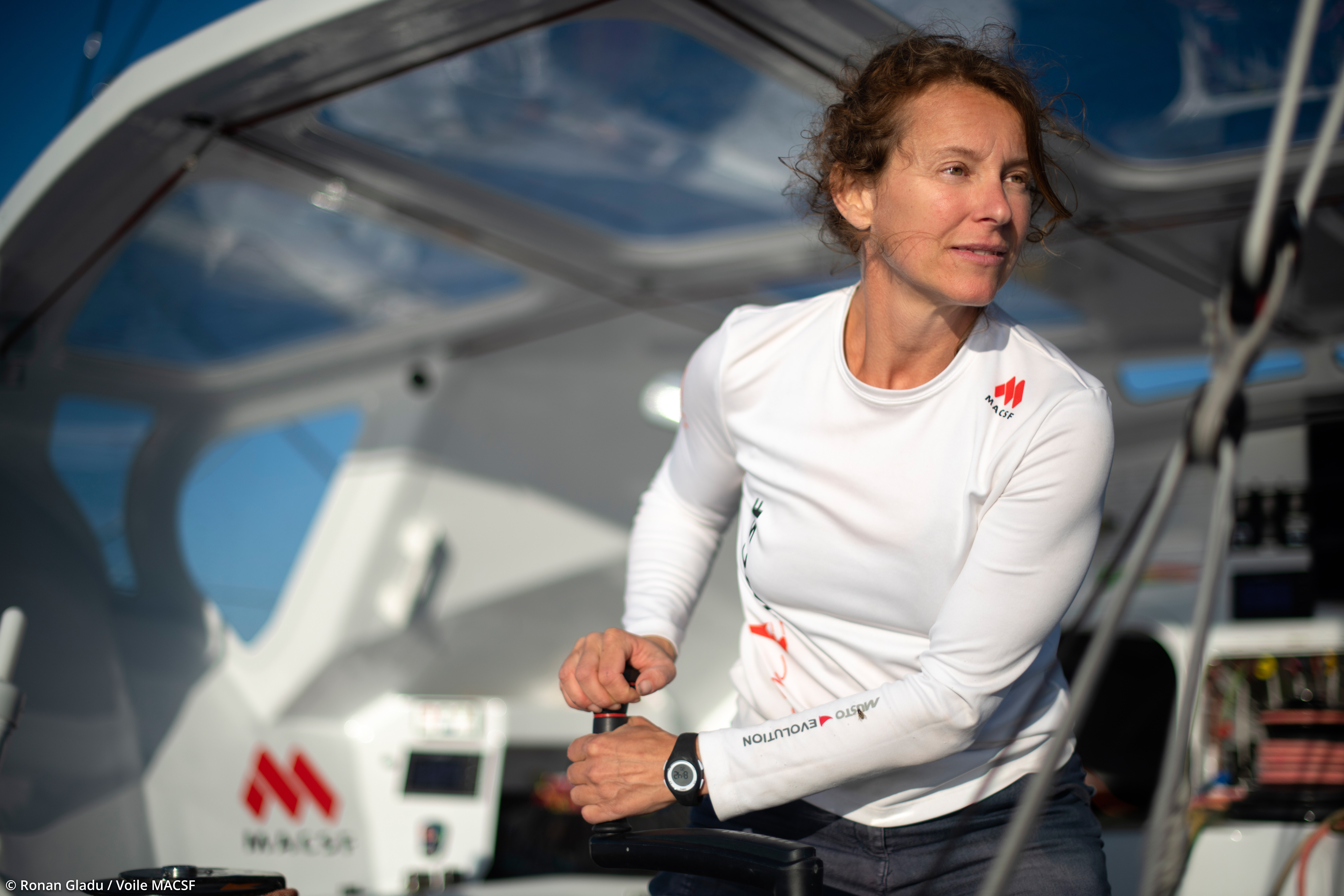 [PHOTO] Isabelle Joschke en route vers Les Sables d'Olonne