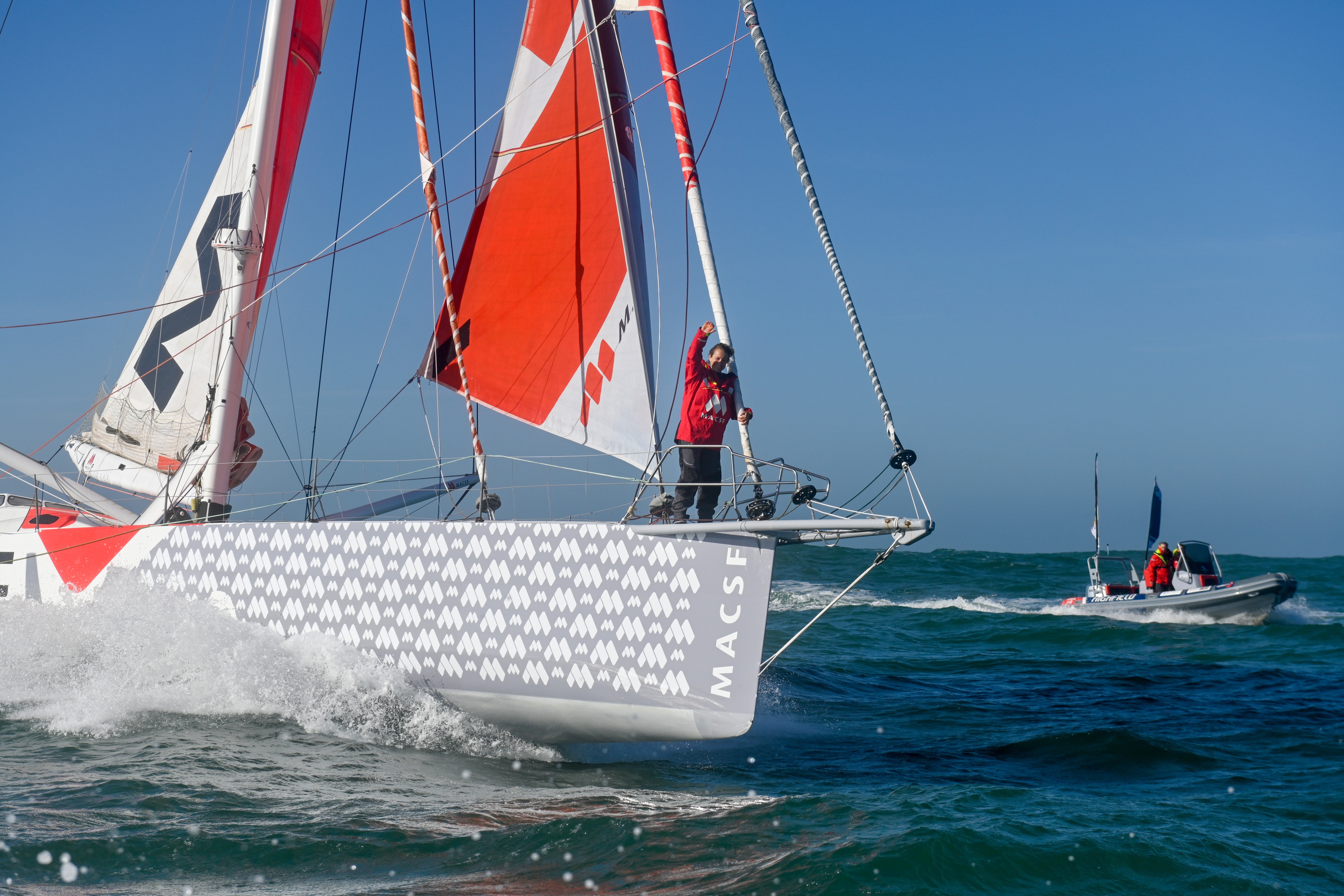 [PHOTO] Isabelle Joschke à son arrivée aux Sables d'Olonne