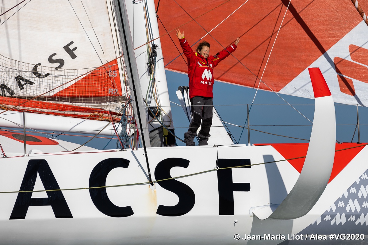 [PHOTO] Isabelle Joschke à son arrivée aux Sables d'Olonne
