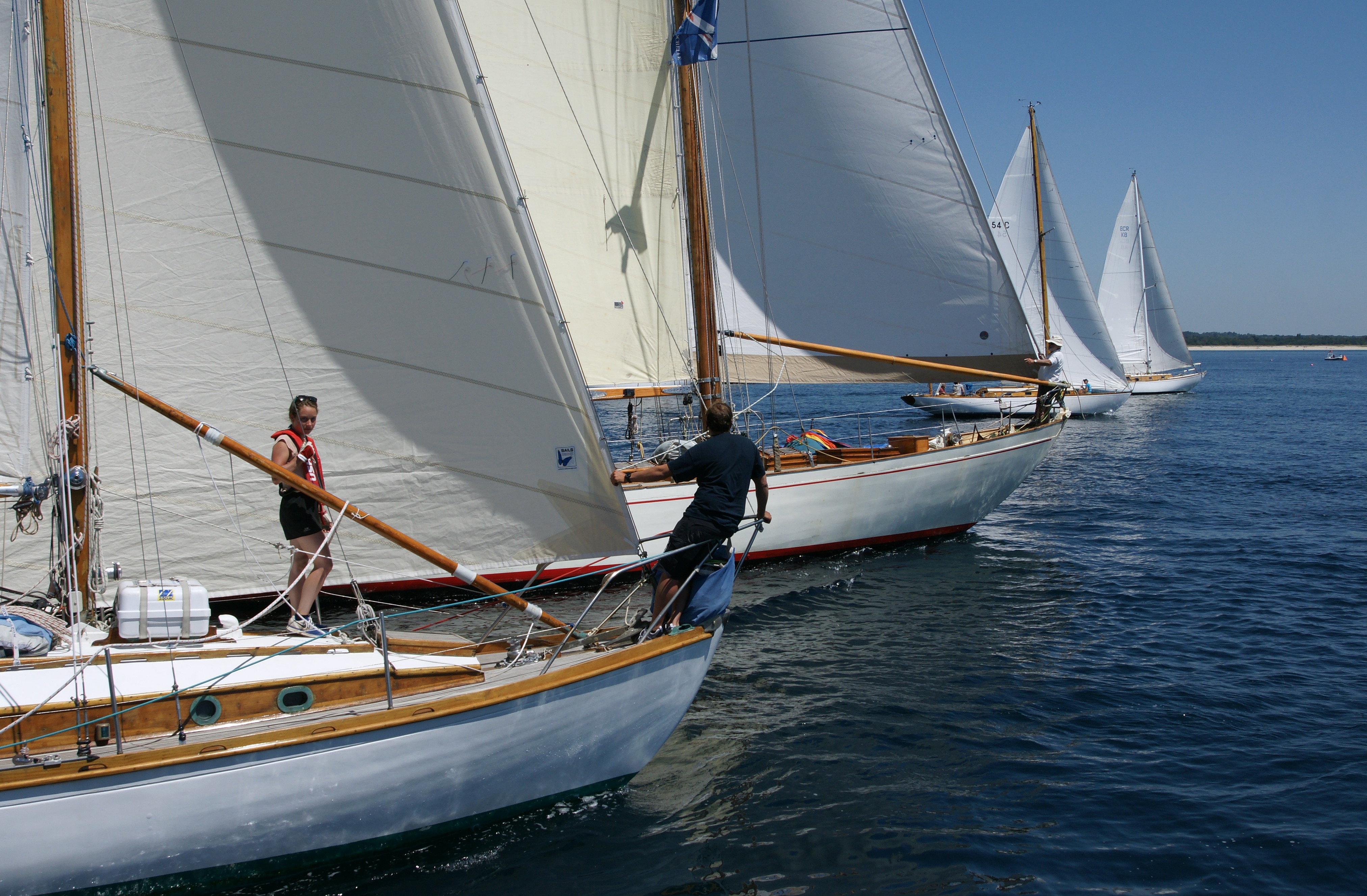 [PHOTO] Yachts classiques au départ du Défi des Midships en 2019