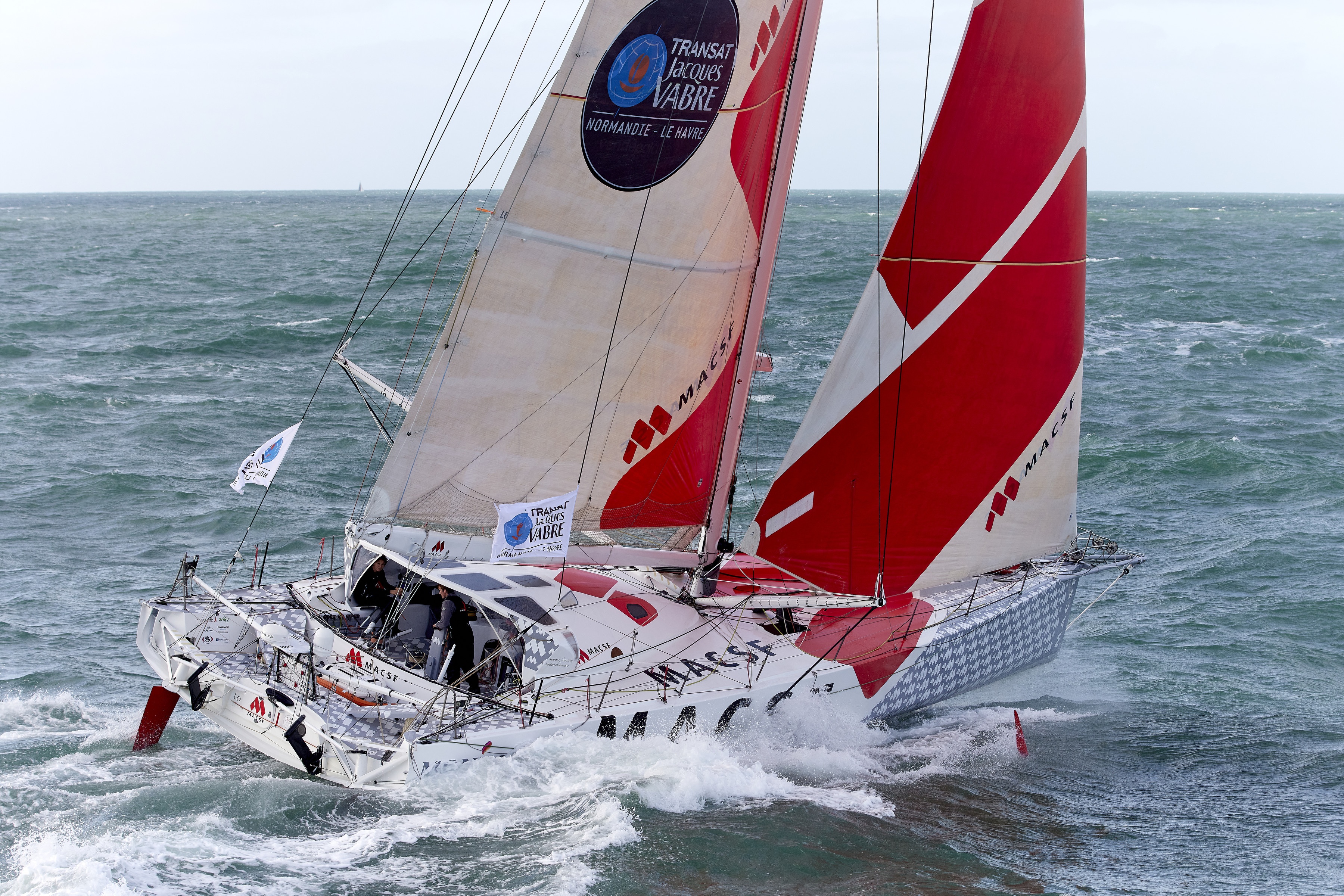 [PHOTO] L'IMOCA MACSF au départ de la Transat Jacques Vabre 2021