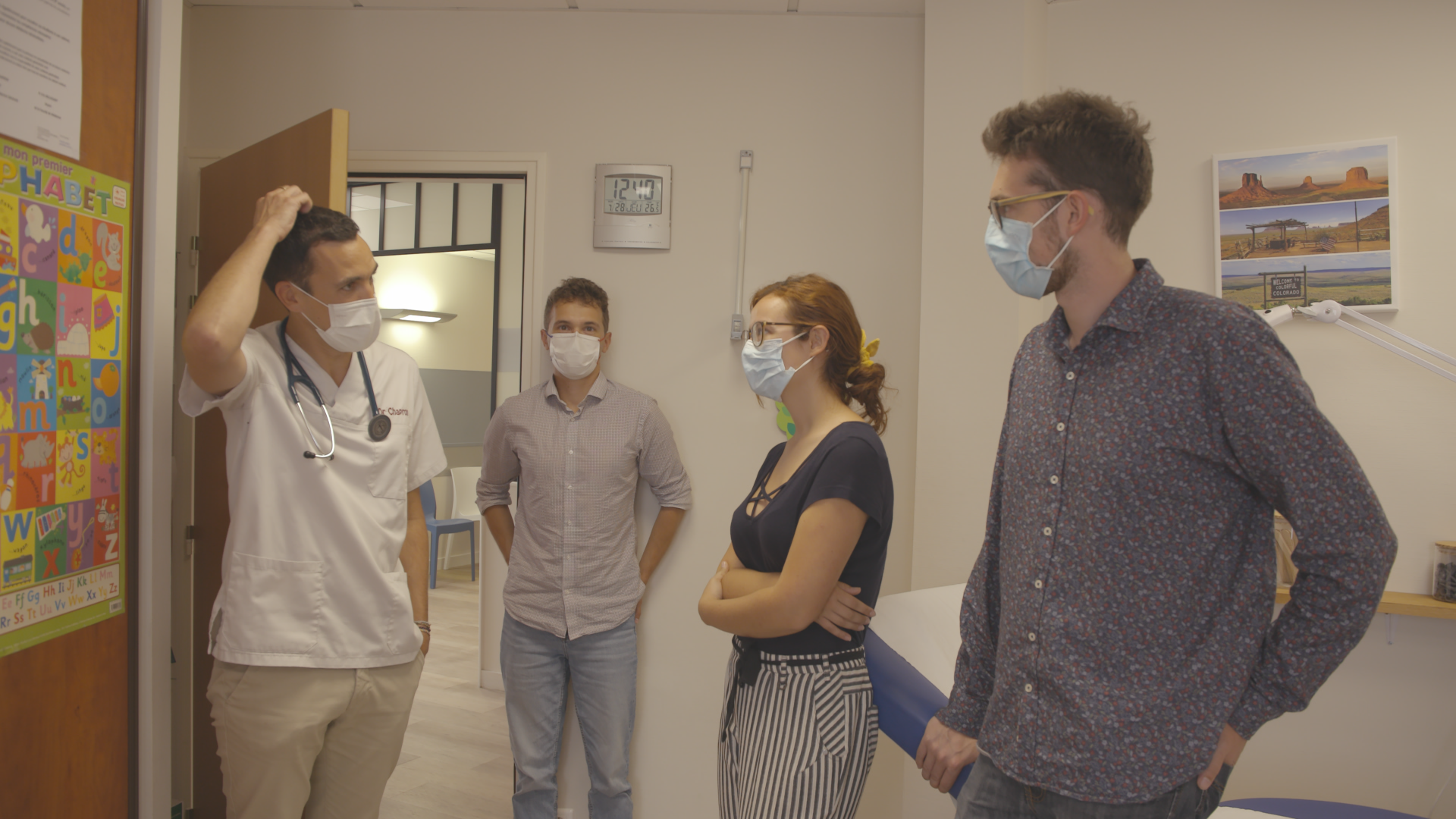 [PHOTO] Mathilde et Antoine dans une maison de santé