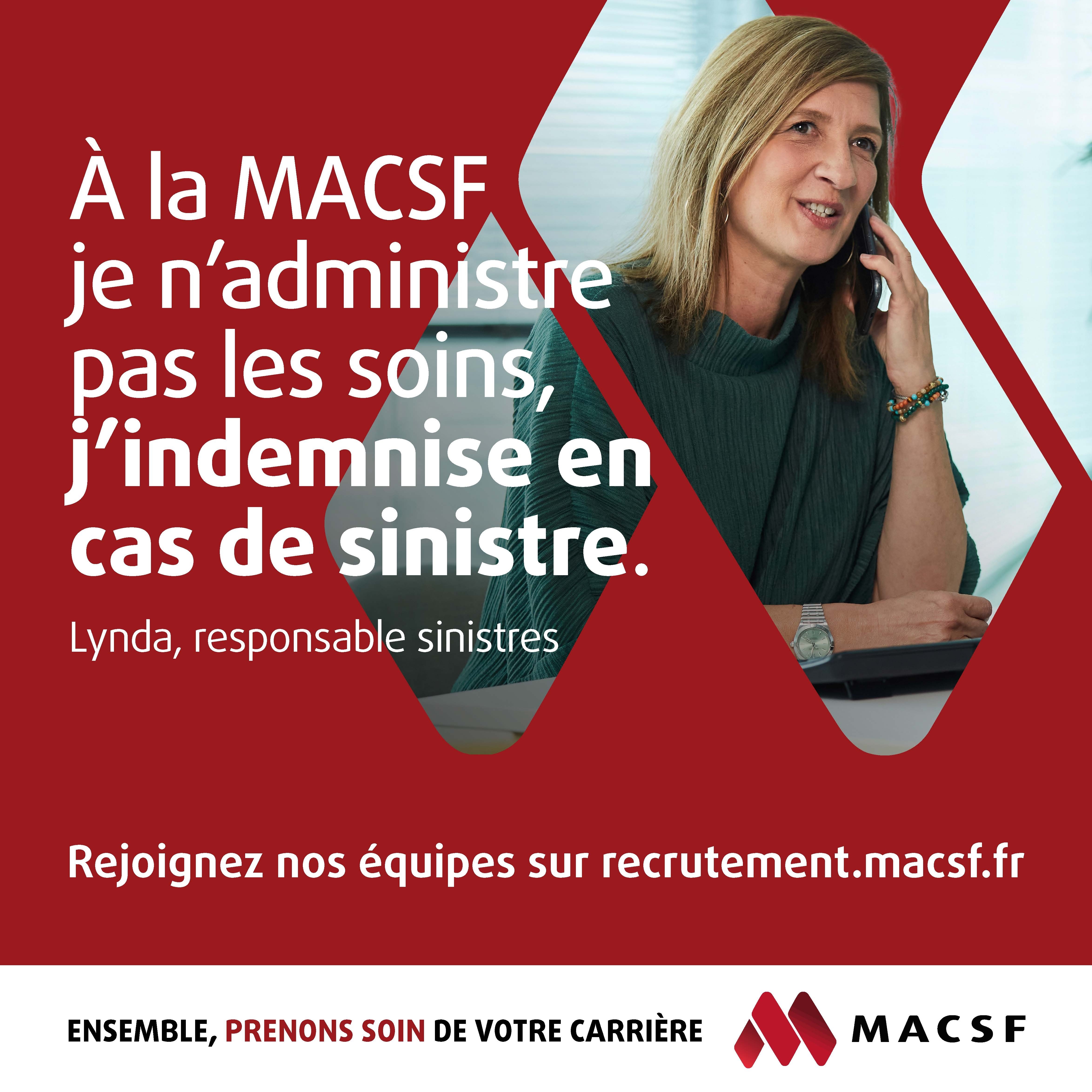 [PHOTO] Campagne marque employeur 2024 - responsable gestion de sinsitres MACSF
